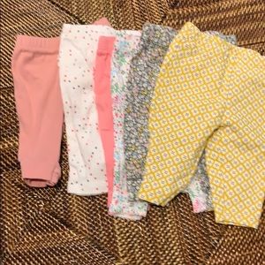 Carter’s newborn baby pants bundle